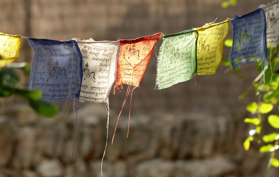 5 màu đại diện cho niềm tin tín ngưỡng của người Tây Tạng